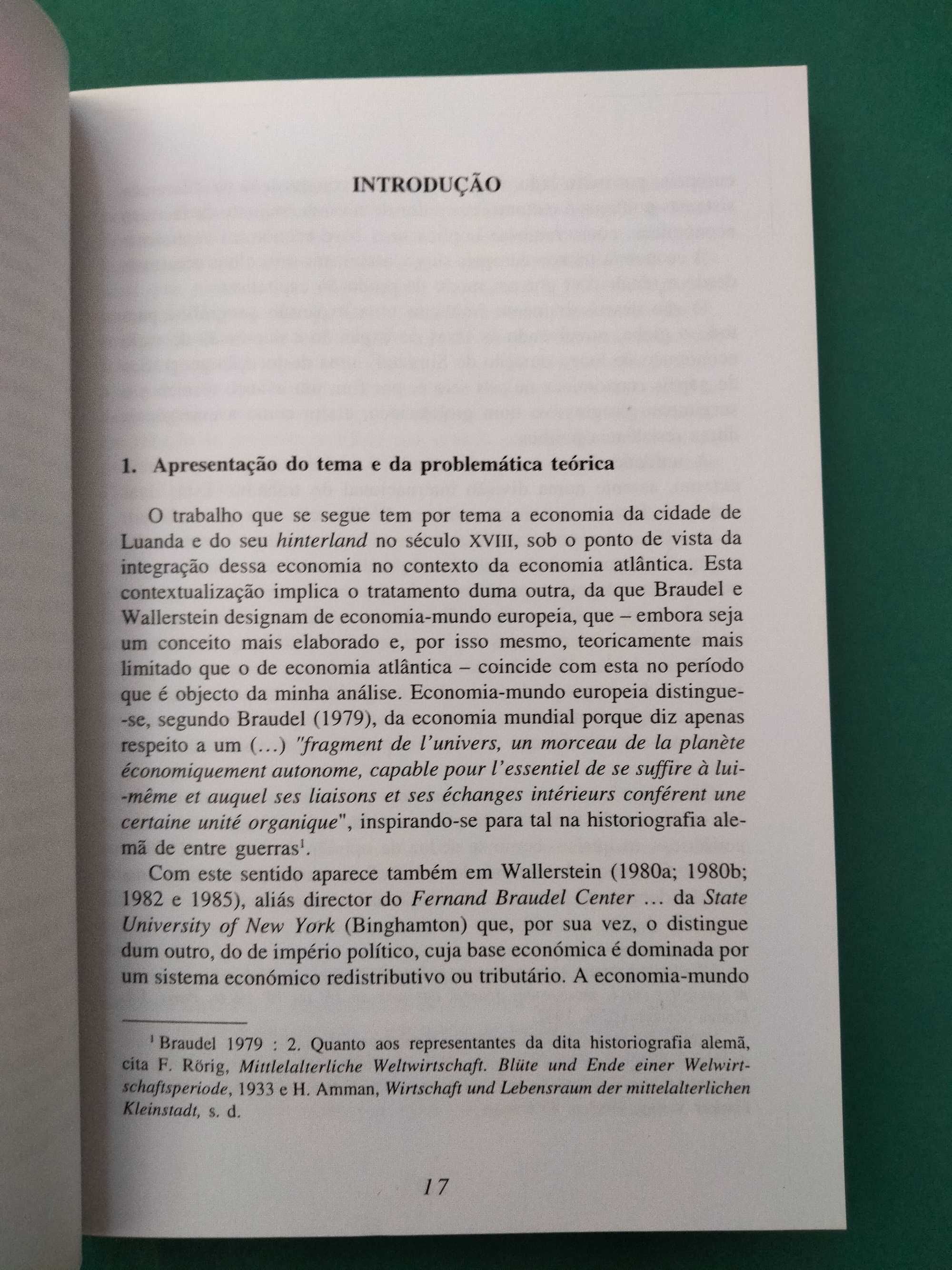 A Economia de Luanda e Hinterland no Séc. XVIII - José Carlos Venâncio