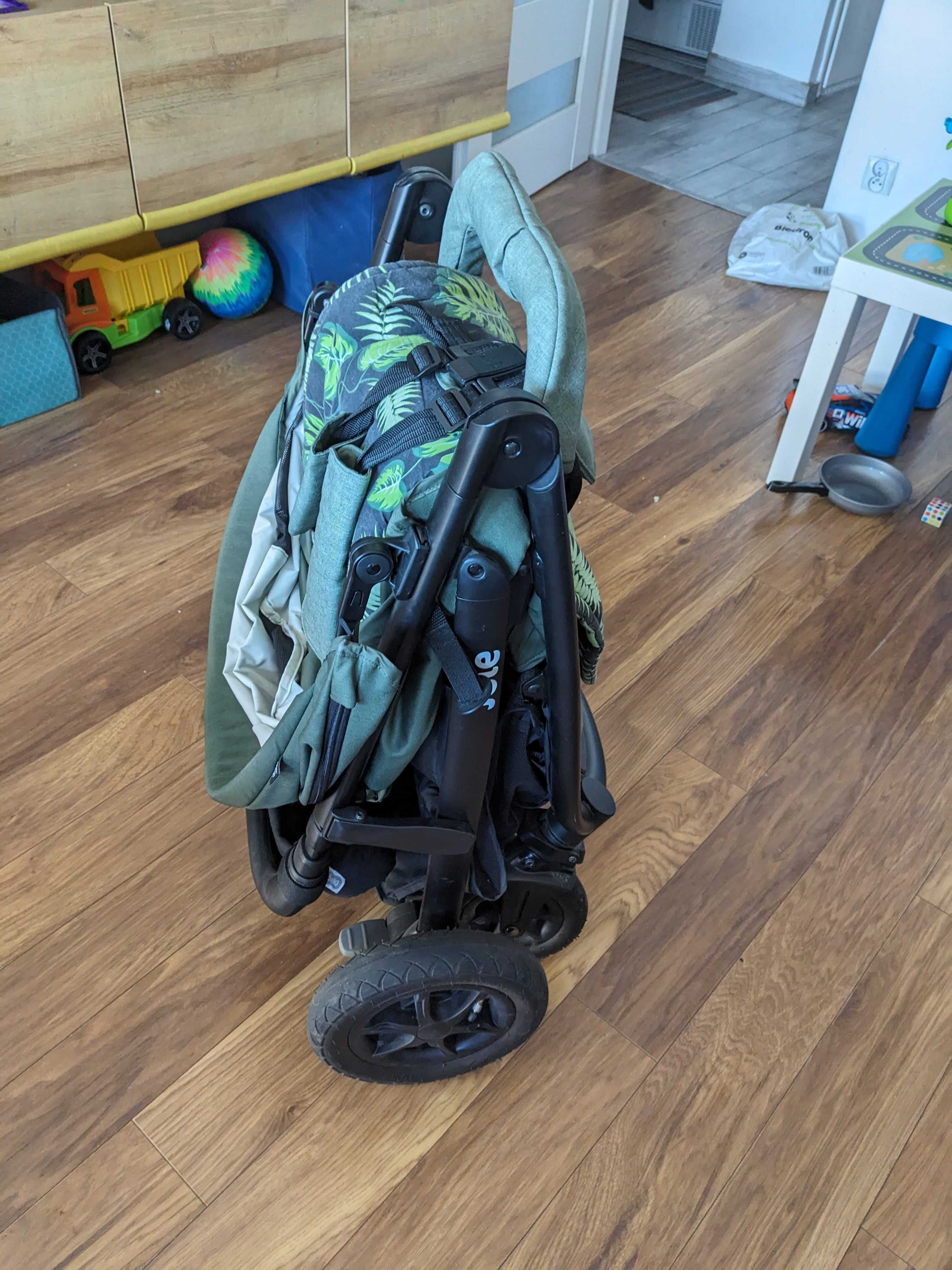 Joie Litetrax 4 Air DLX Wózek Spacerowy Koła Pomp. zielony edycja lim.