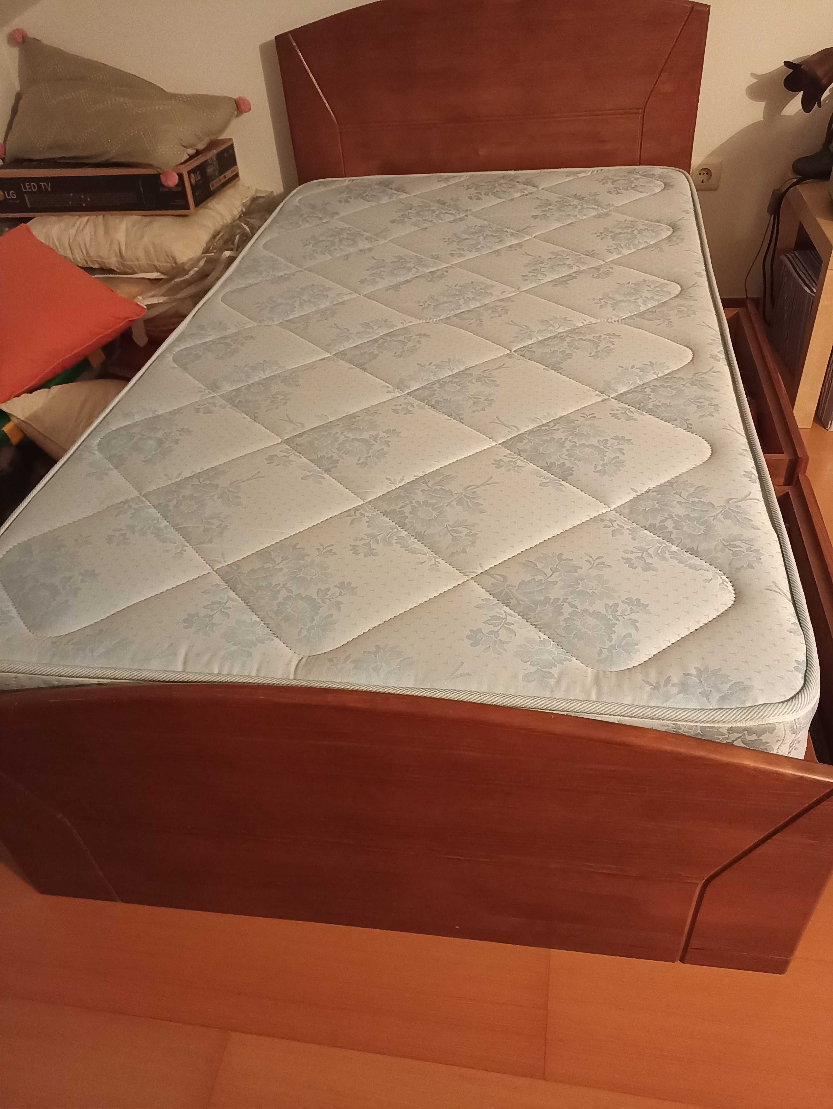 Mobília de quarto solteiro madeira maciça