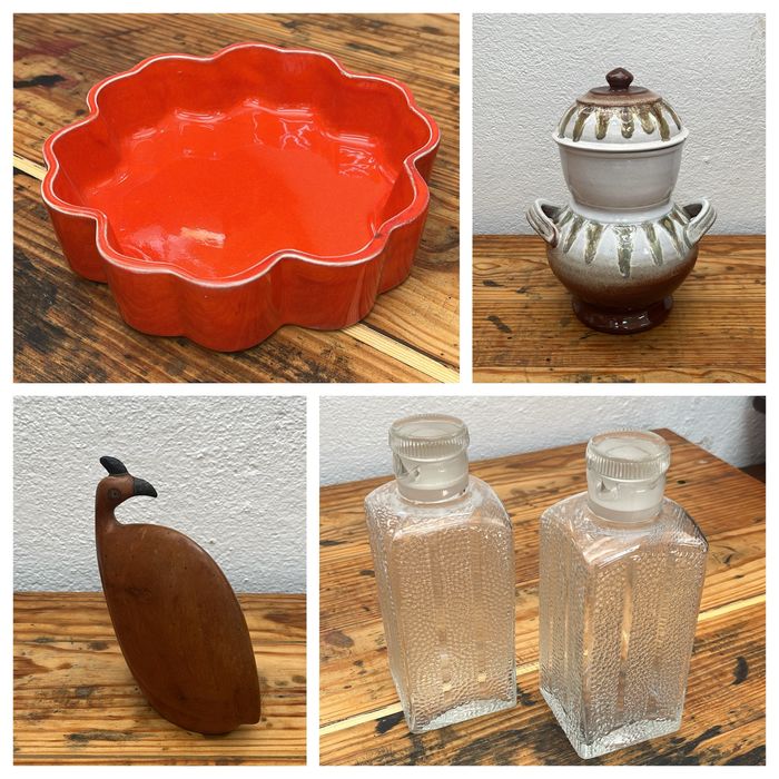 Variadas peças de decoração