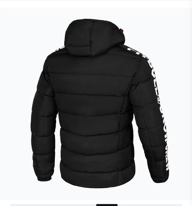 Пуховик чоловічий Pitbull West Coast Airway 4 Padded Hooded black