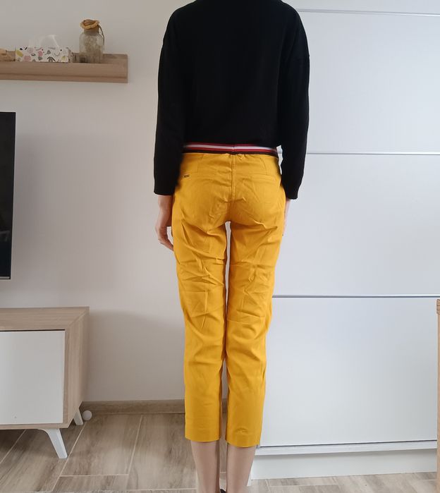 Spodnie chinosy do kostek damskie