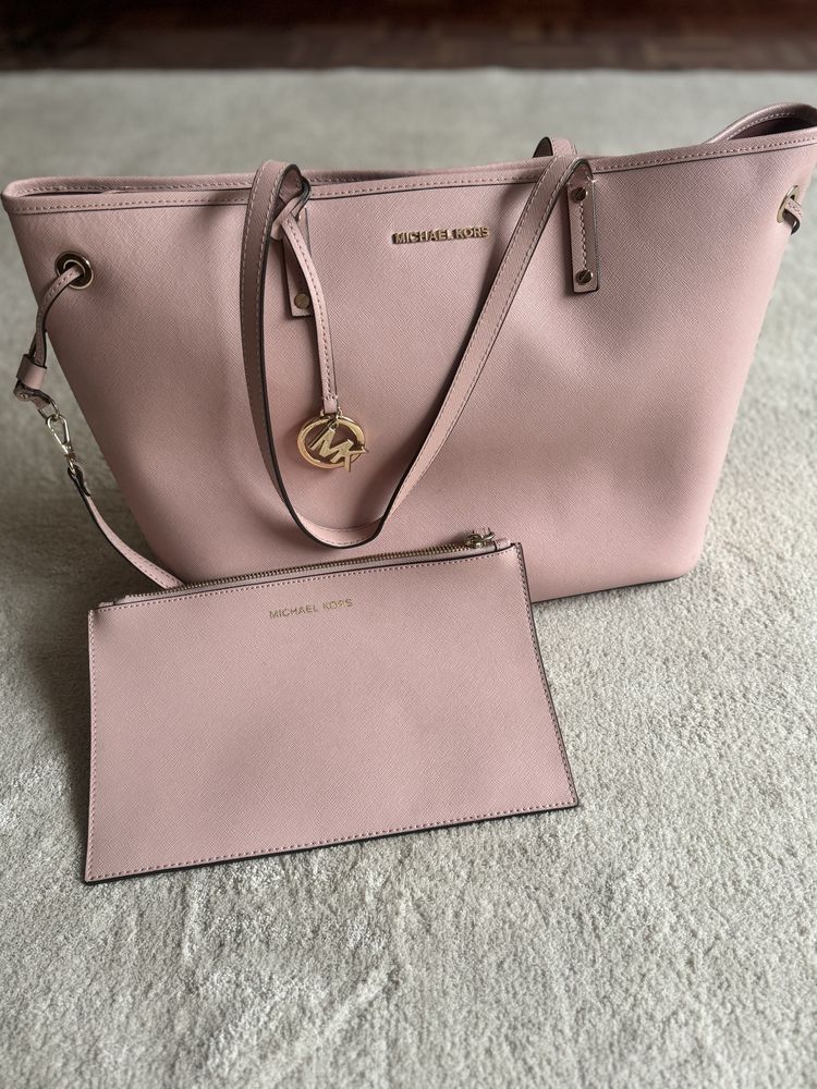 Michael Kors original mala Tote rosa claro