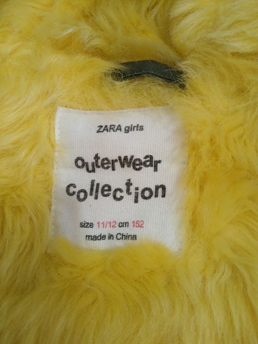 Casaco verde tropa/ pêlo Zara