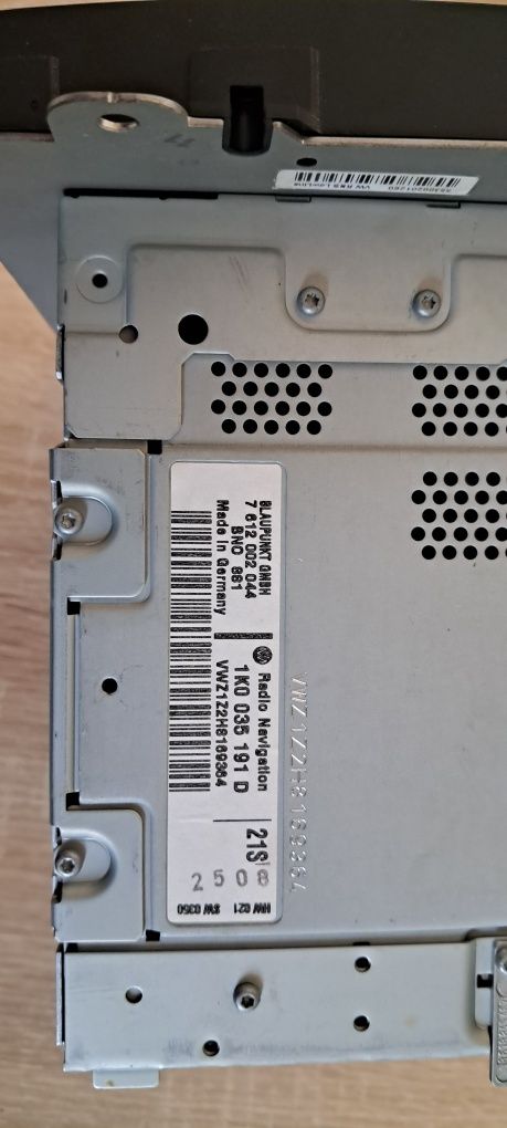 VW Tiguan radio CD nawigacja