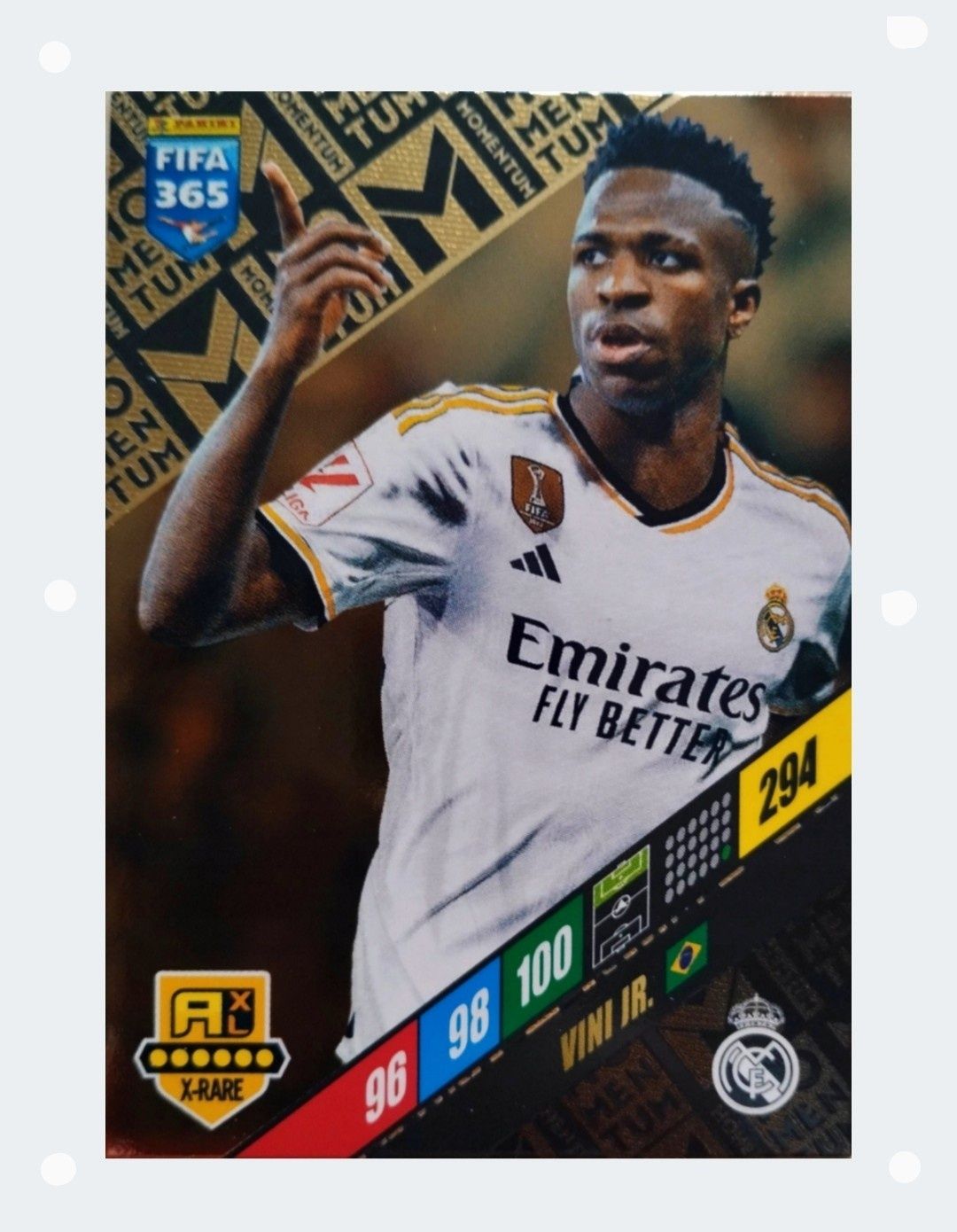 Nowa karta Top Master RAR 5 Invincible złota karta 2024r FIFA 365