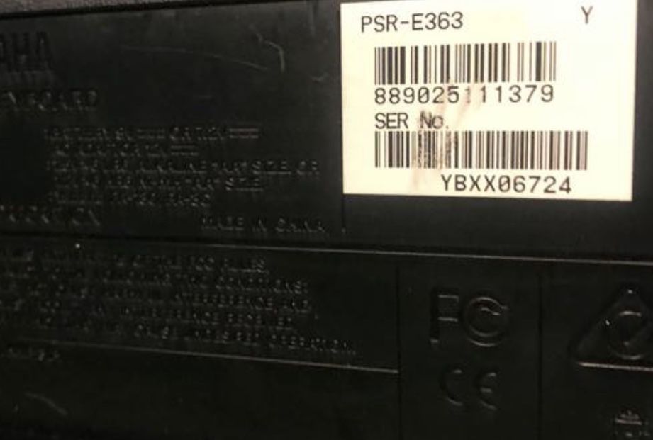 Синтезатор Yamaha PSR- E363