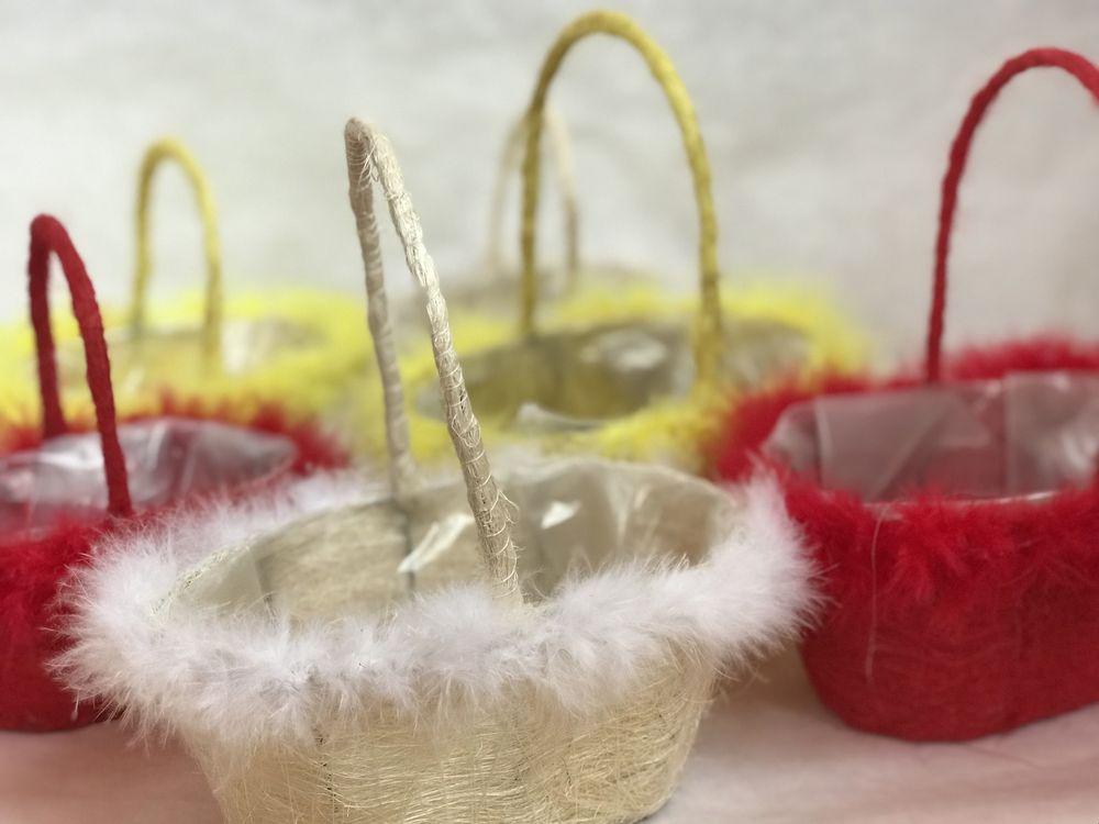 Пасхальний кошик Великодня дитяча корзинка на пасху для діток