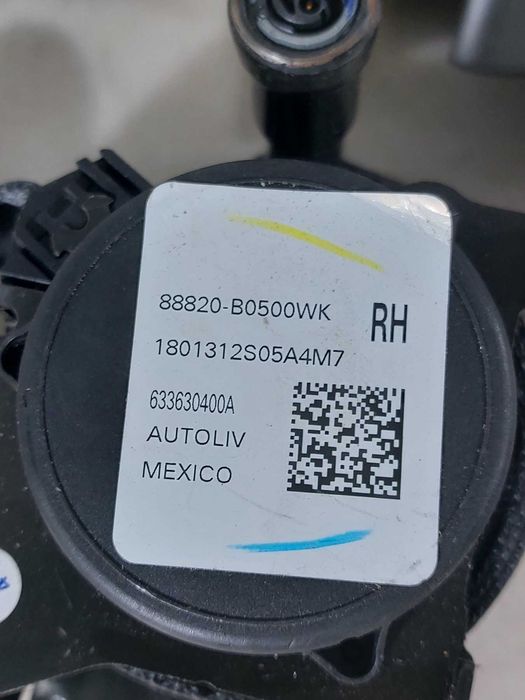 Kia Forte 14-18 Пассажирский ремень безопасности / Форте