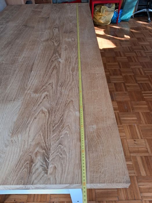 Stół dębowy drewniany rustykalny obiadowy roboczy duży