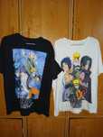 NARUTO 2 t-shirty młodzieżowe L-XL czarny i biały uniwersalne