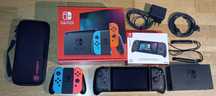 Nintendo Switch V2 + Hori Split Pad Pro + etui – zestaw