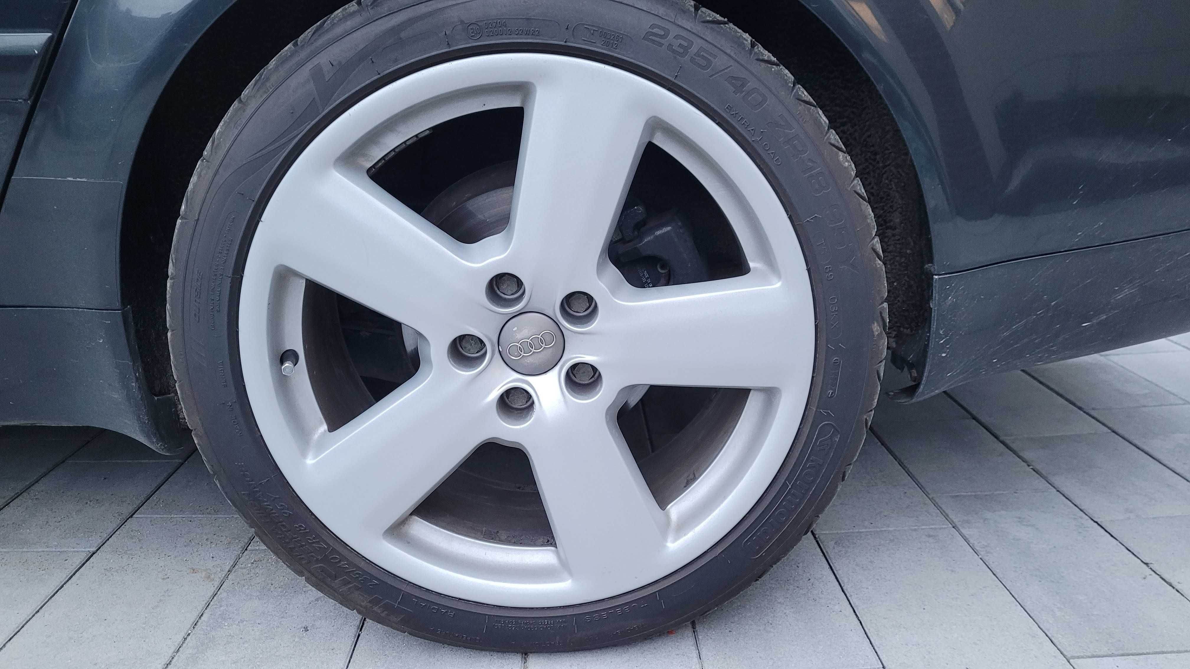 Felgi 18" wzór RS6 łopaty z oponami Audi VW Skoda