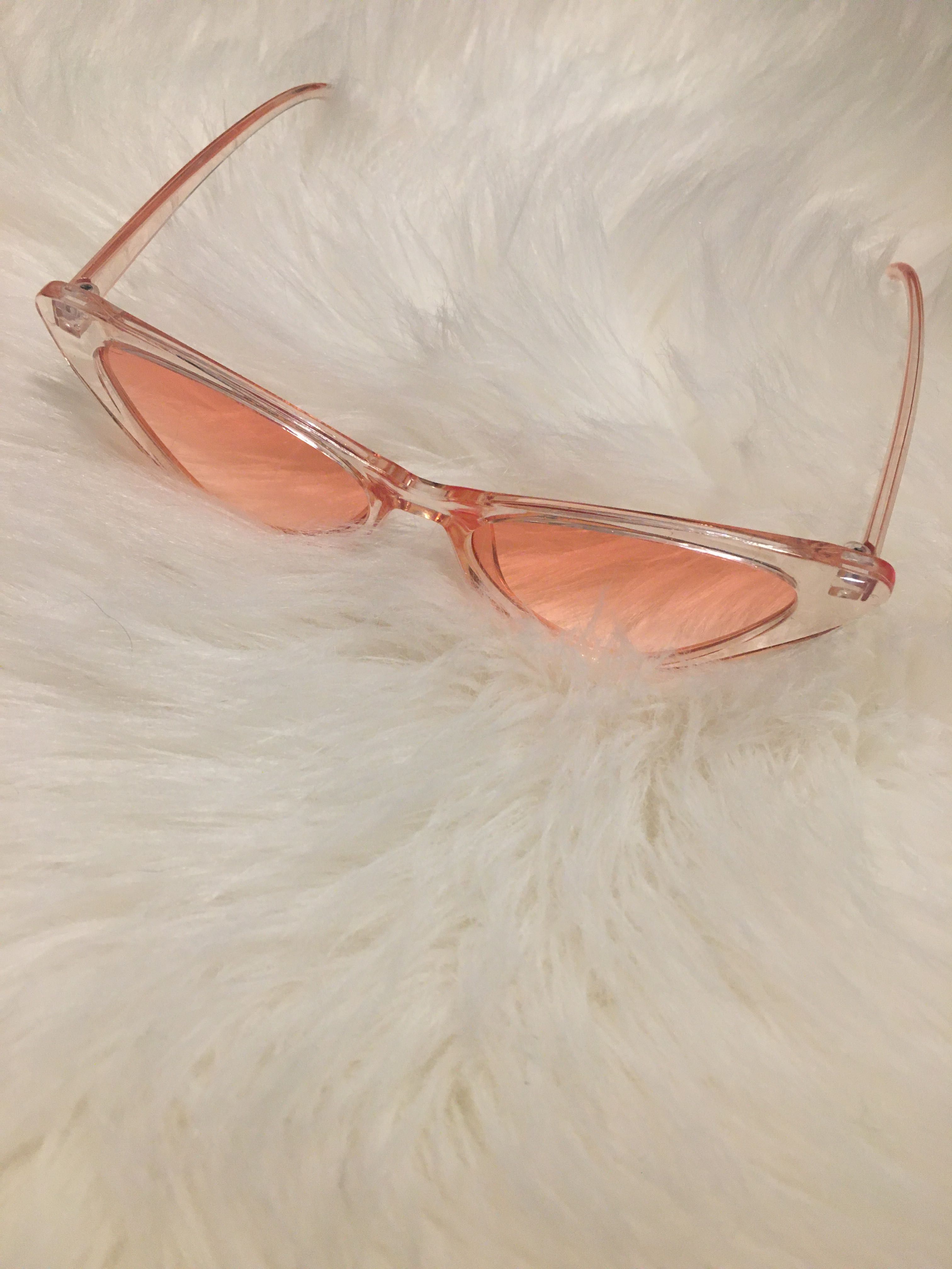 Nowe Różowe Okulary Przeciwsłoneczne Cat Eye