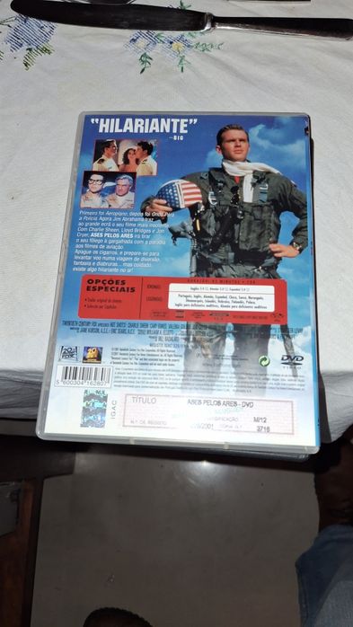 Dvd Ases Pelos Ares filme comédia