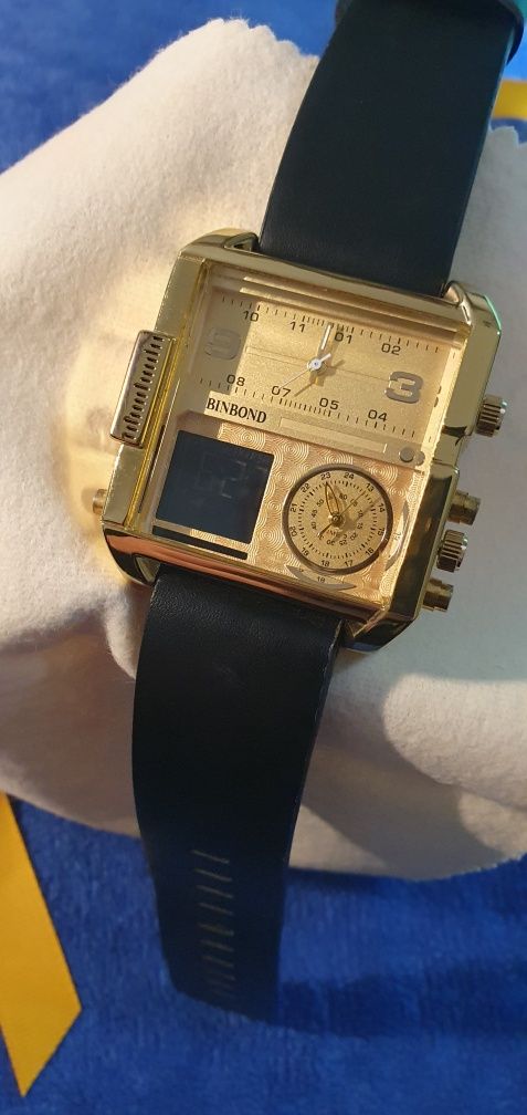 Relógio Masculino - BINBOND - Men's Fashion Large Dial Multi-function