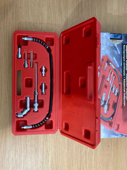 Biltema zestaw adapterów do pompy smaru smarownicy 8 części biltema