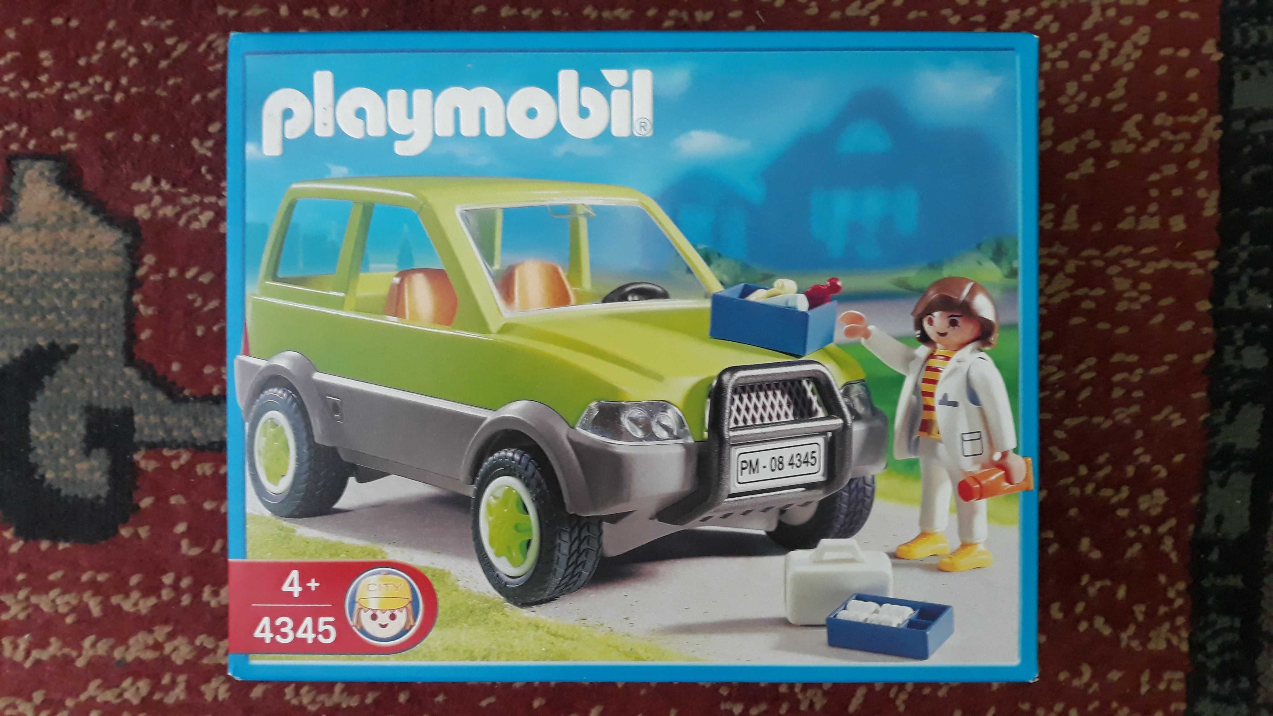 Playmobil 4345 Weterynarz Z Samochodem zwierzęta playmobile prezent