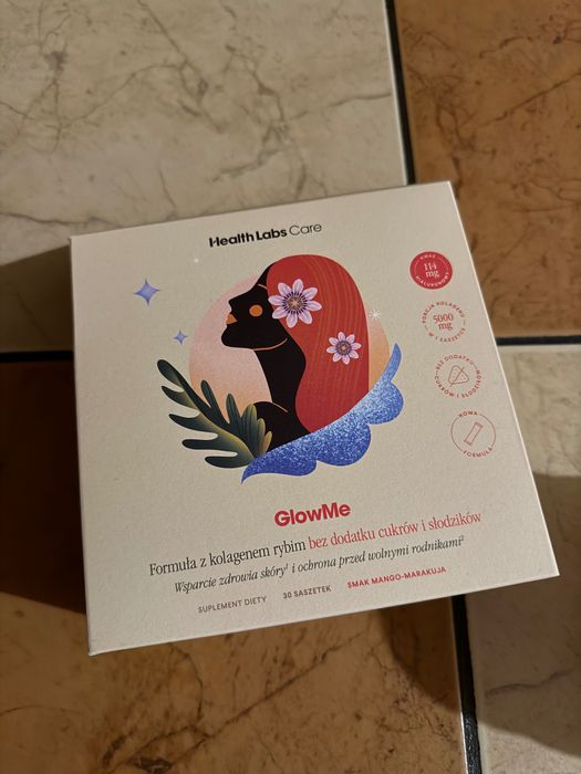 Kolagen HealthLabs NOWY GlowMe bez cukru bez słodzików