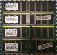 RAM Samsung 4x256MB DDR1 333Mhz - Para coleccionadores/assembladores
