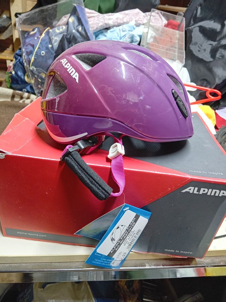 Nowy kask rowerowy dziecięcy alpina ximo Flash 47-51