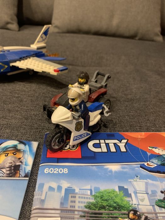 Lego city aresztowanie spadochroniarza 60208