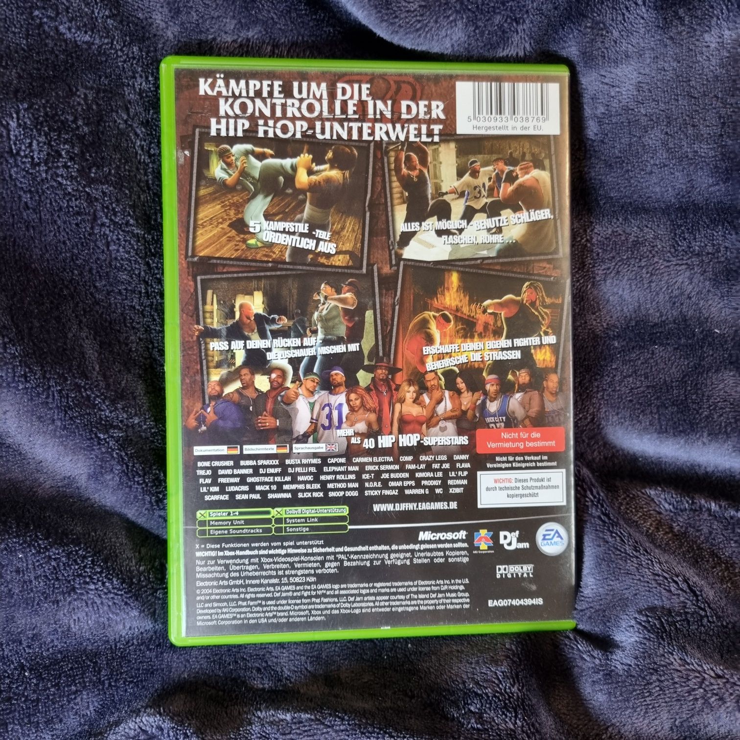 Def Jam Fight For NY Xbox Classic