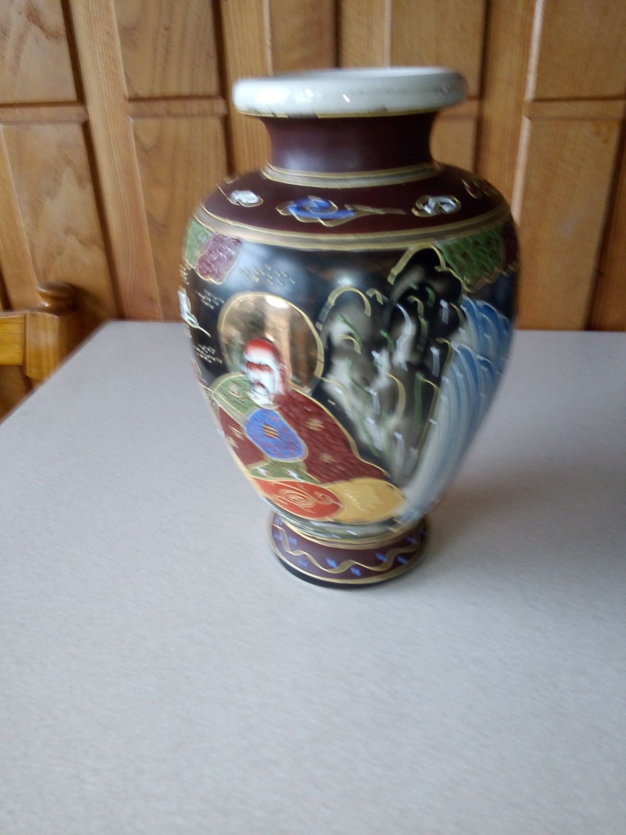 Stary wazon satsuma porcelana japońska