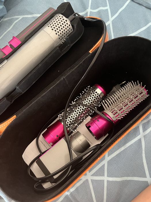 Стайлер для волосся 5 в 1 шкіряний кейс
