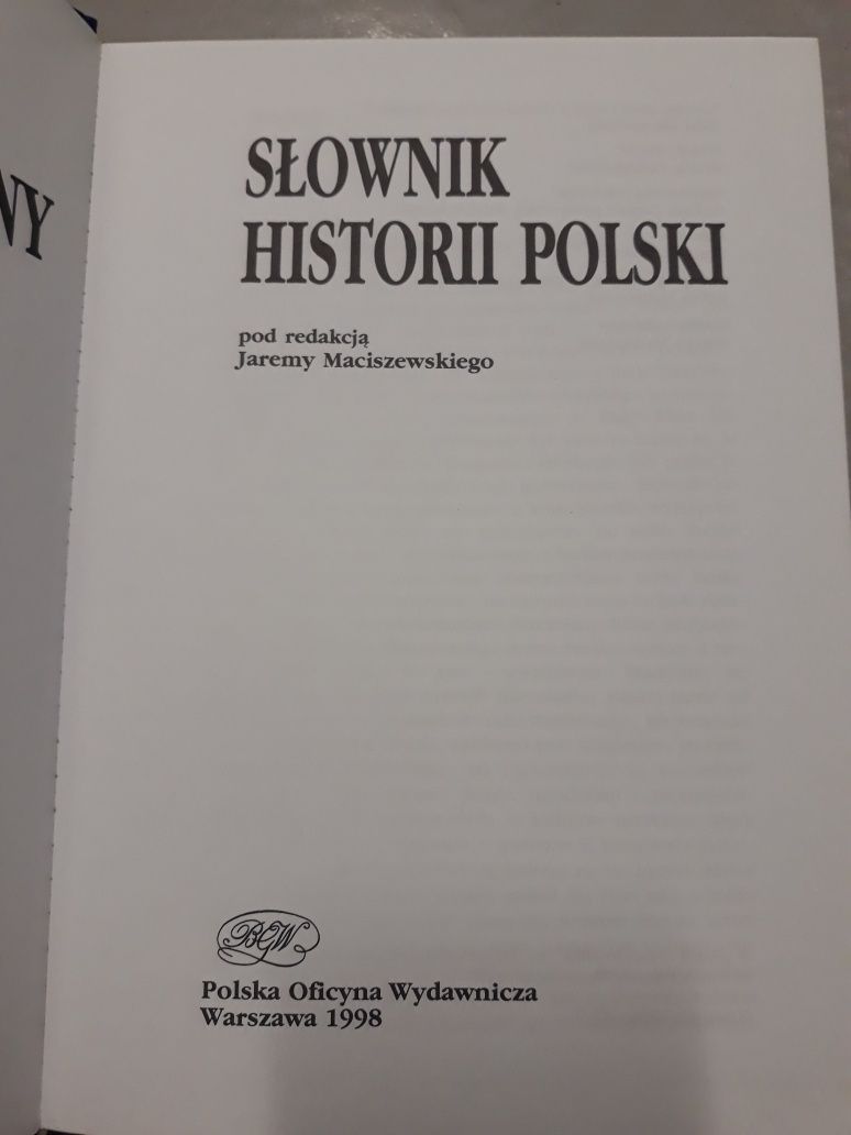 Encyklopedyczny Słownik Historii Polski