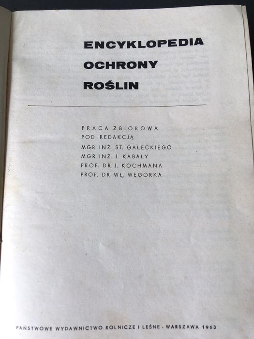 Encyklopedie ochrony roślin