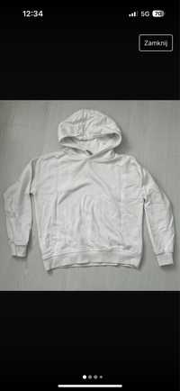 biała bluza z kapturem hoodie boxy basic urban classics