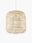 Mała lampa wisząca Adam z bambusa, Ø 21 cm