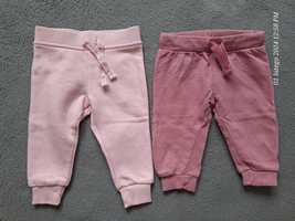 Spodnie dresowe dziewczynka niemowlę 68