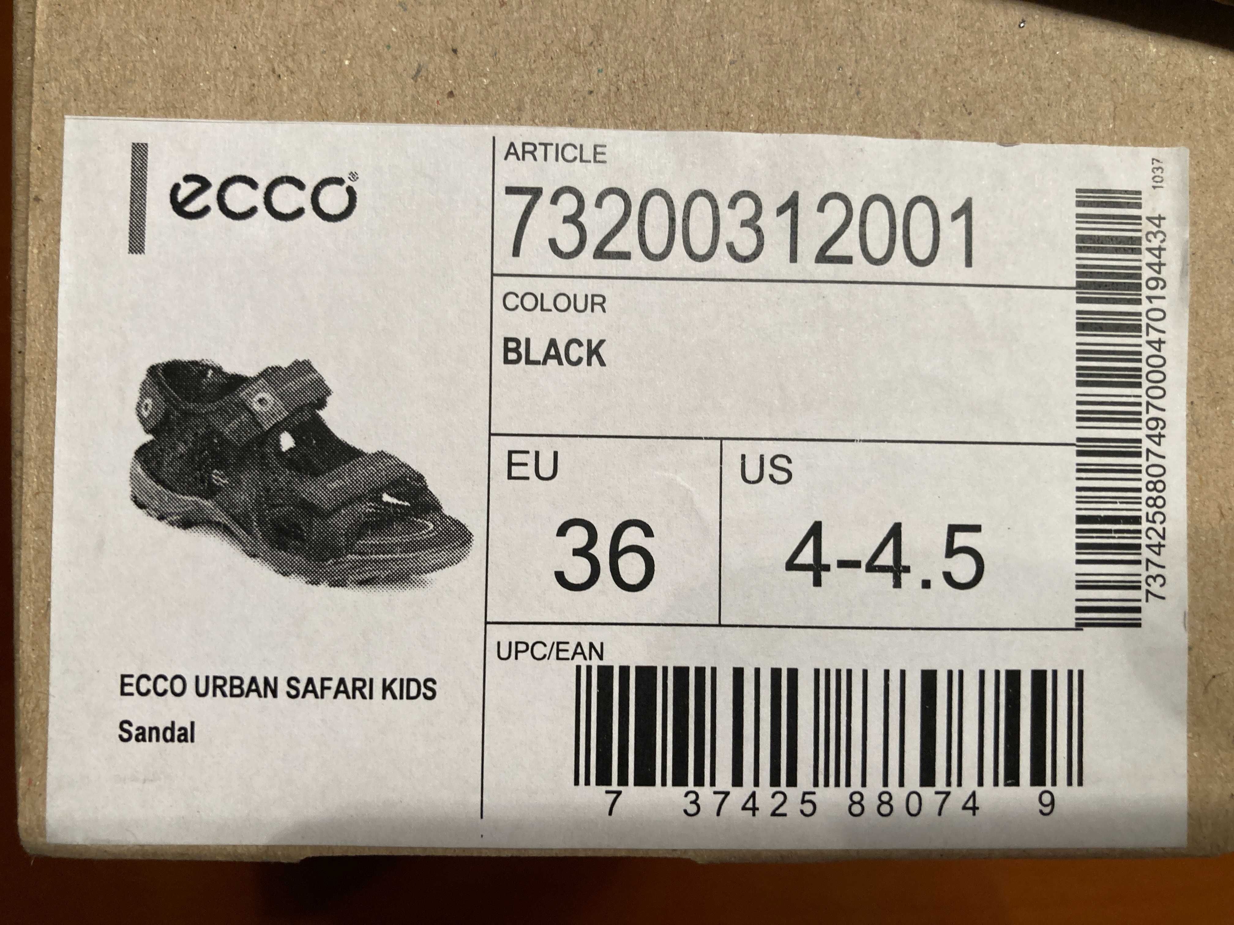 Sandały młodzieżowe Ecco Urban Safari Kids r. 36