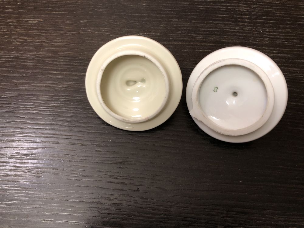 Przykrywka porcelanowa dzbanek cukiernica