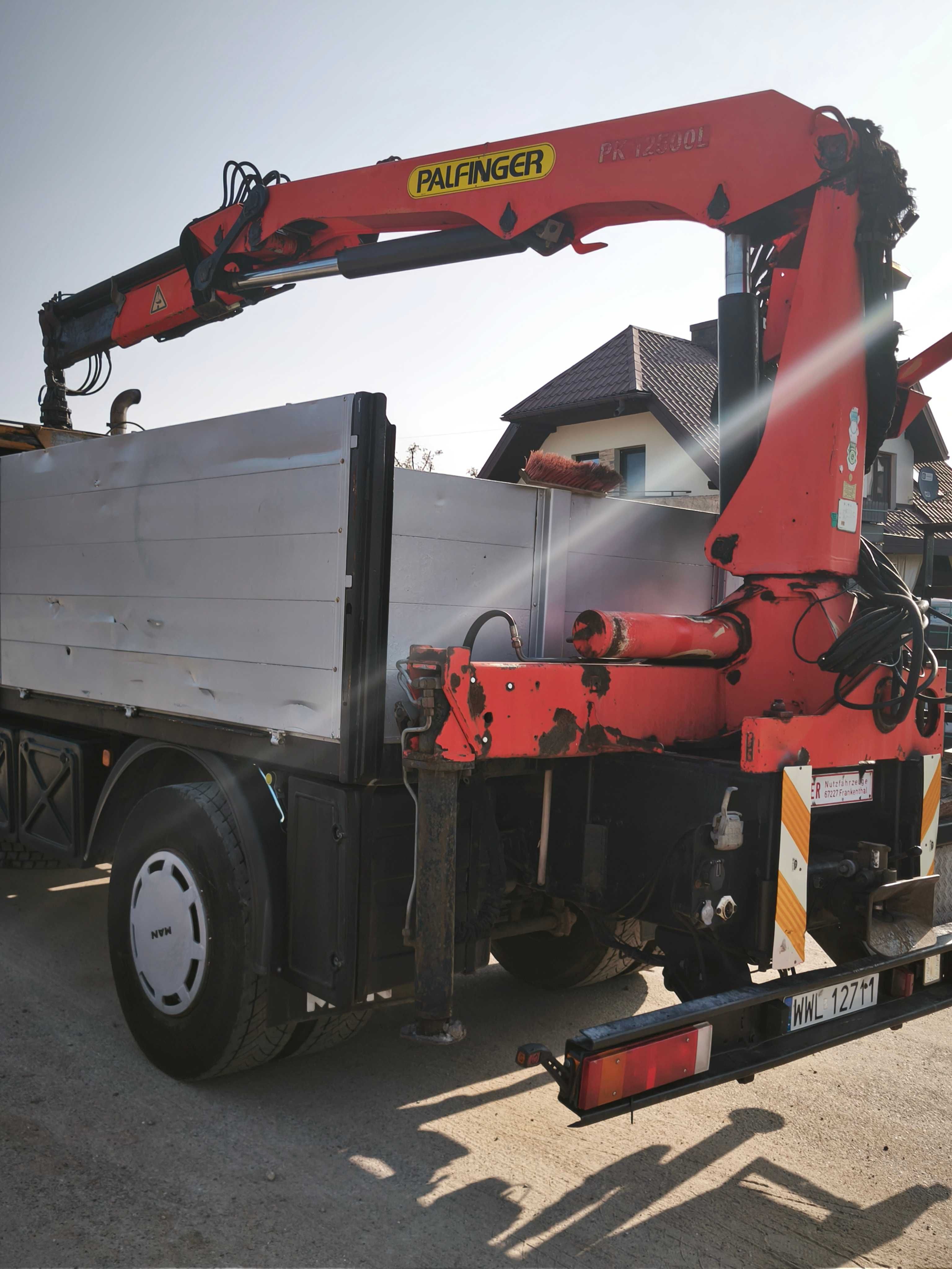 Samochód ciężarowy MAN 19.343 HDS Palfinger 12500