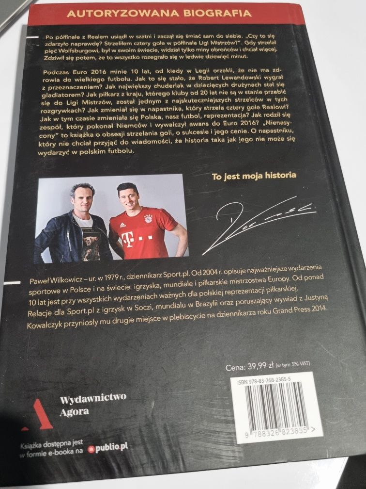 Książka Nienasycony Robert Lewandowski