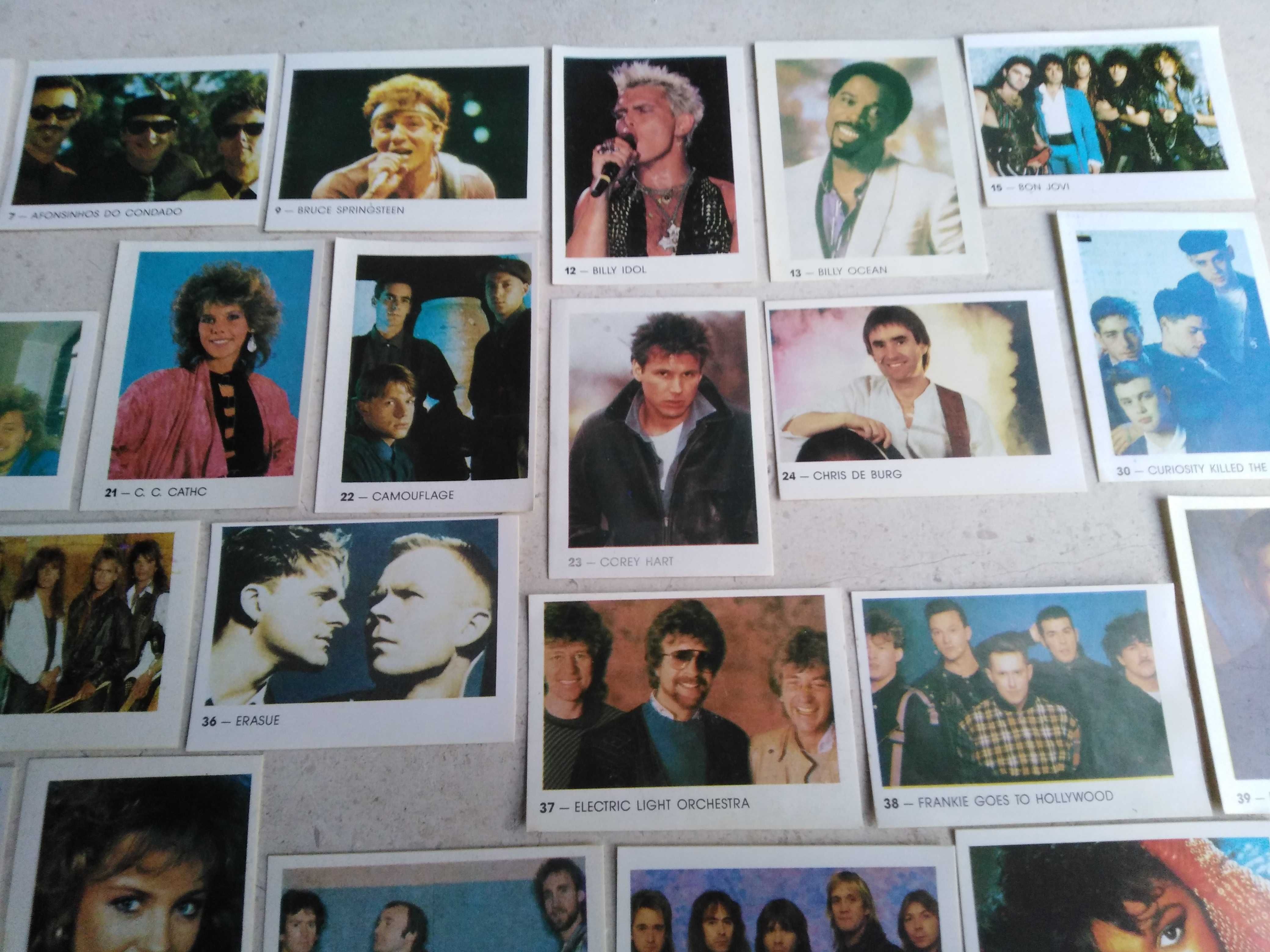 Cromos Discos Douro 52 diferentes+50 Saquetas Fechadas Cantores/Bandas