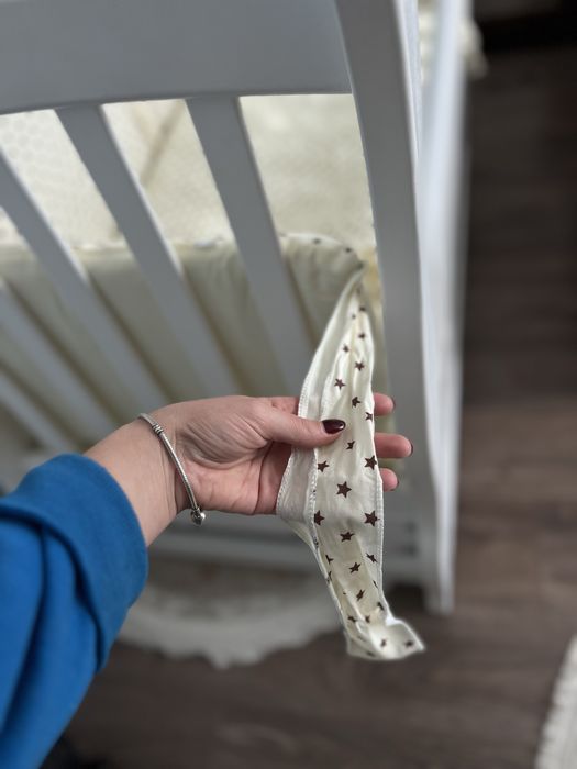 Набір в дитяче ліжечко новий підходить як для дівчинки та хлопчика