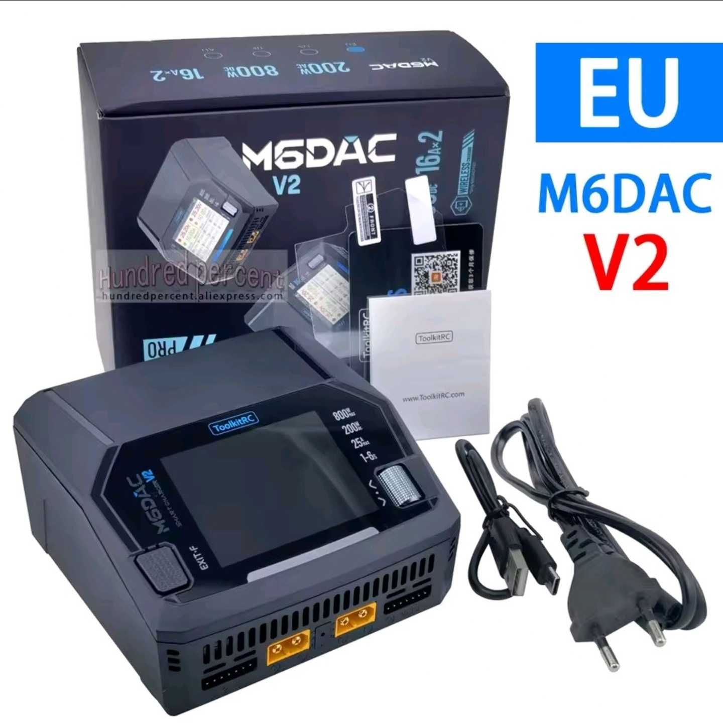 Зарядні пристрої ToolkitRC M7, M6D, M8P, M6AC, M6DAC