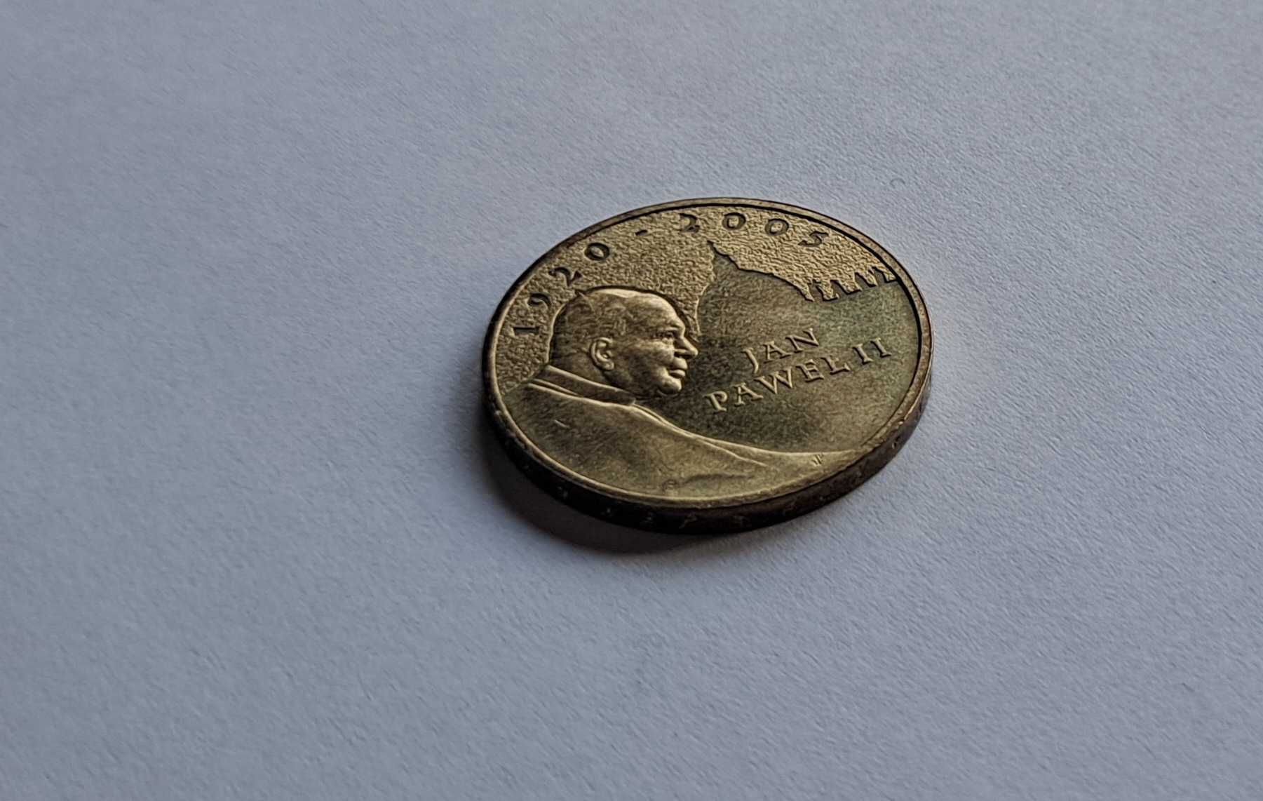 Moneta 2 zł Jan Paweł II 2005r.