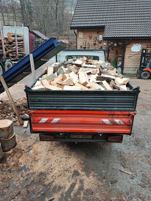 Drewno kominkowe i opałowe, buk, sezonowane, małopolska, drzewo