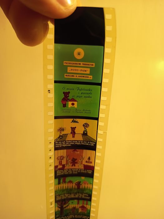 O misiu Fąfeluszku i pszczole Bajka Bajki na Rzutnik projektor Ania