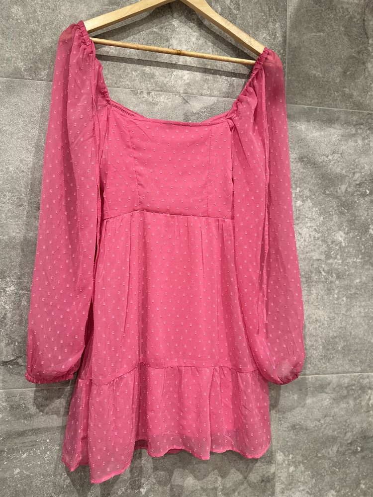 Sukienka różowa H&M