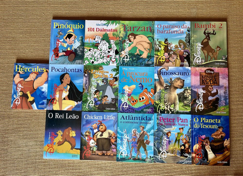 Coleção de livros clássicos da Disney - Editora Everest