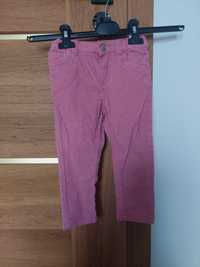 Różowe spodnie z brokatem Ergee 12-18m 86 cm