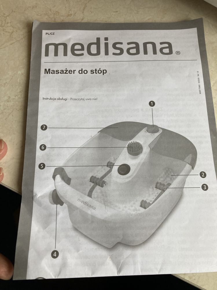 Nowy masażer do stóp Medisana FS883