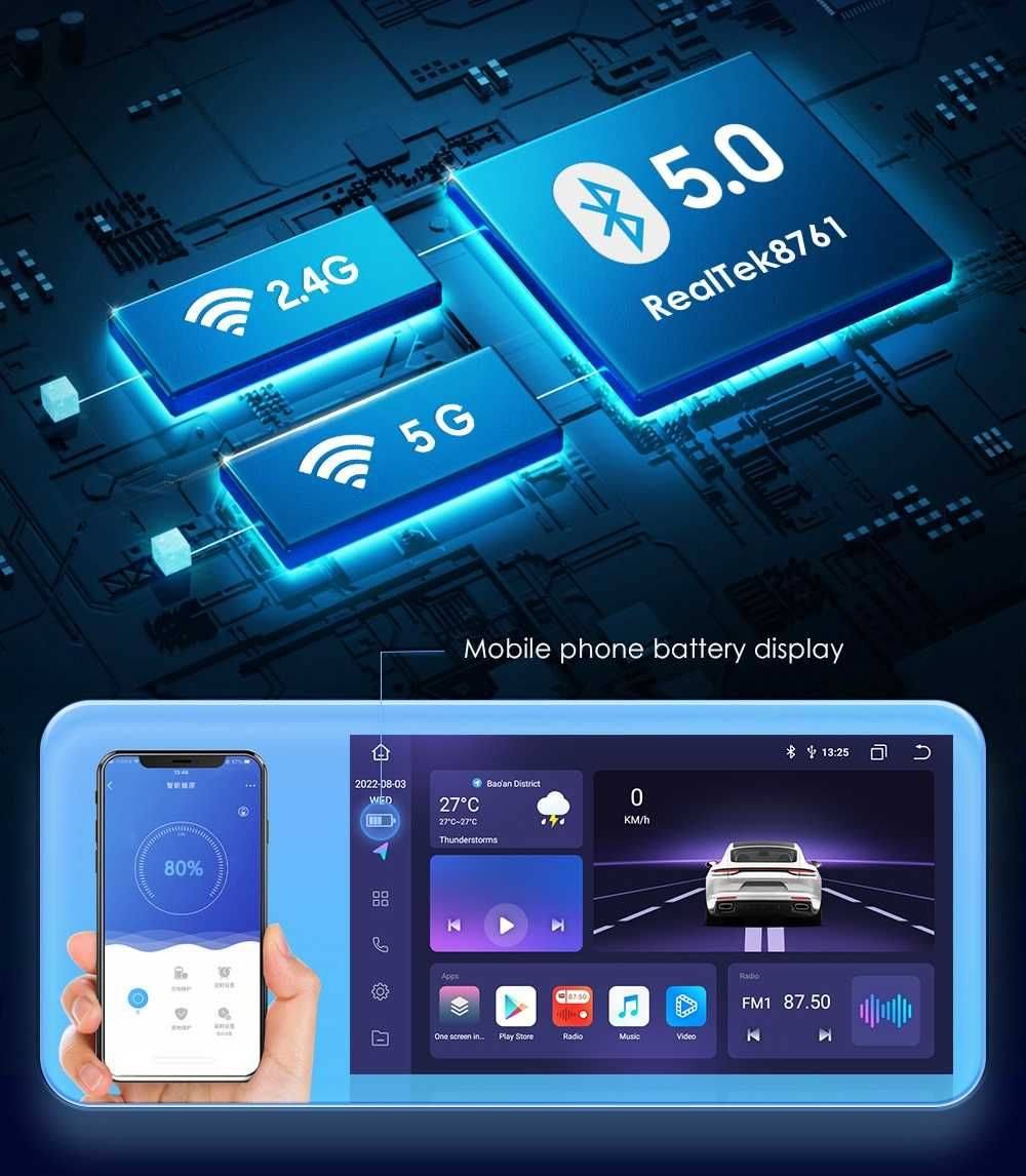 Radio DAB+ CarPlay Android WiFi GPS DVD DSP MP3 MP4 SD USB Audi A3 8P