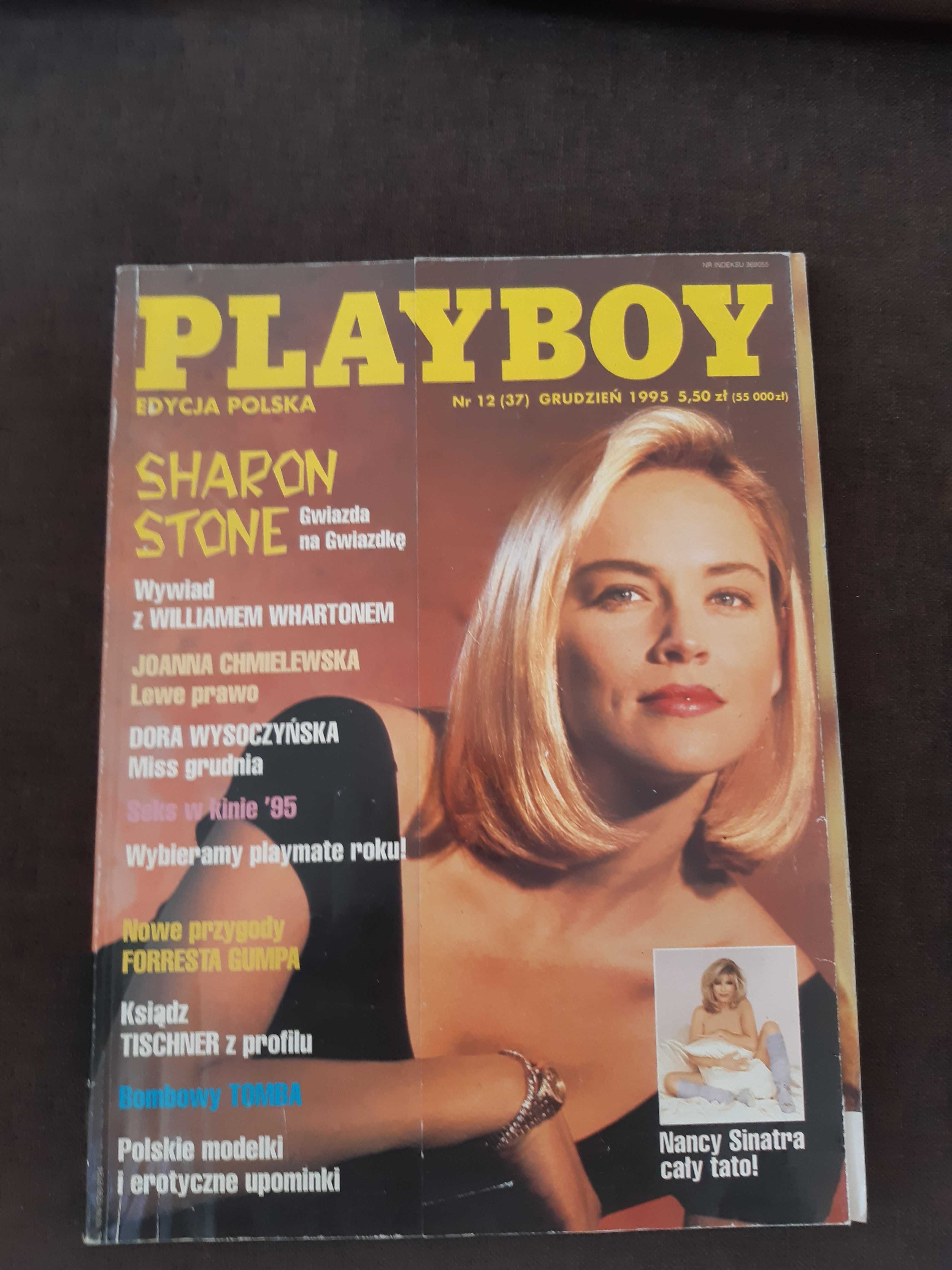 Gazeta czasopismo Playboy Sharon Stone Stare